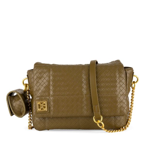 

Bolsa Crossbody Grande con Monedero color Verde Olivo Talla: Unico