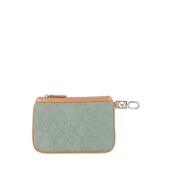 

Cartera Mediana Monograma Bordado Color Verde Talla: Unico