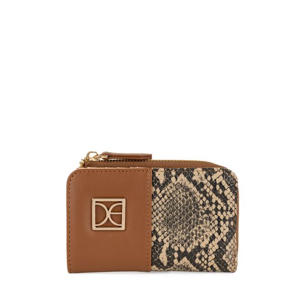 

Cartera Grande Look Animal Skin Color Camel Talla: Unico