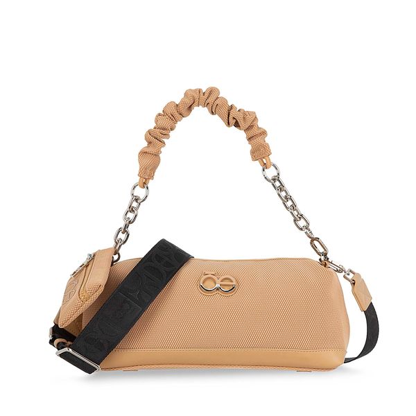 

Bolsa Bowling Textil Con Monedero Color Camel Talla: Unico