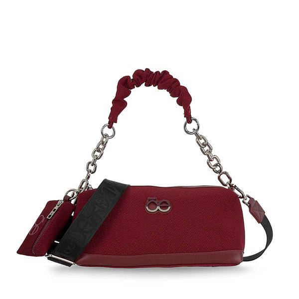 

Bolsa Bowling Textil Con Monedero Color Rojo Tinto Talla: Unico