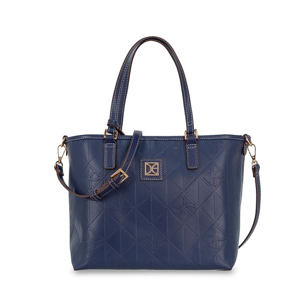 

Bolsa Tote Mediana Con Pouch Color Azul Marino Talla: Unico