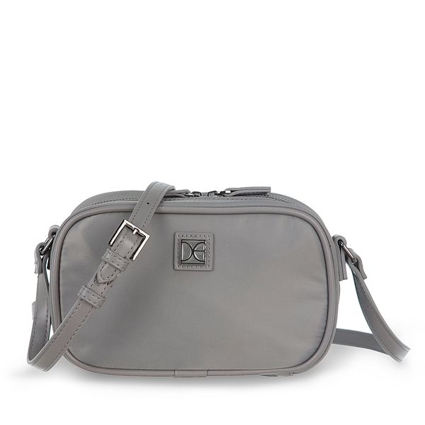

Bolsa Crossbody Chica Textil Color Gris Talla: Unico