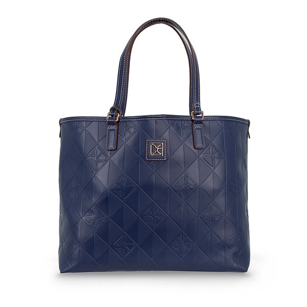 

Bolsa Tote Grande Con Pouch Color Azul Marino Talla: Unico