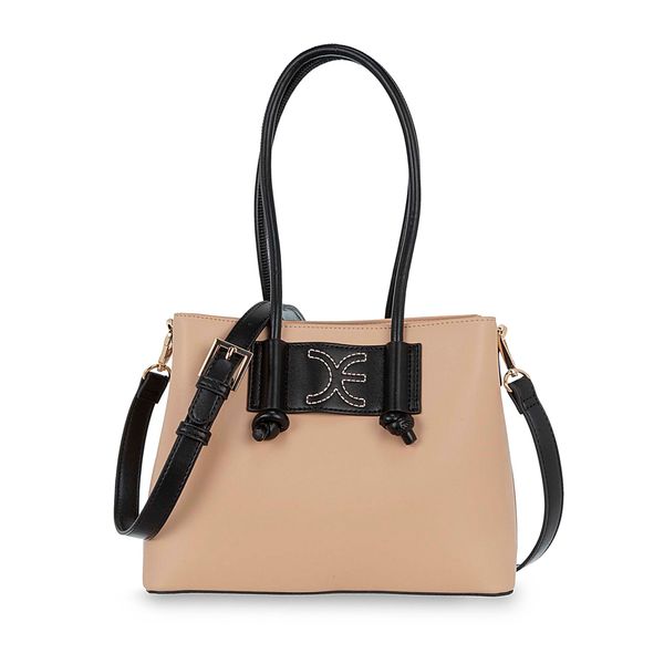 

Bolsa Satchel Grande Atemporal Color Beige Talla: Unico