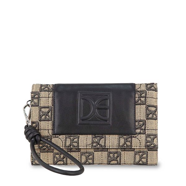 

Cartera Flap Grande Textil Con Maneral Multicolor Talla: Unico
