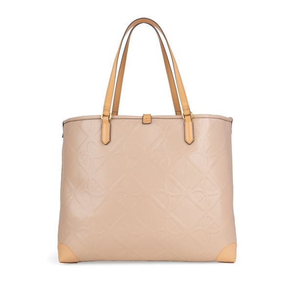

Bolsa Tote Grande Con Pouch Color Camel Talla: Unica