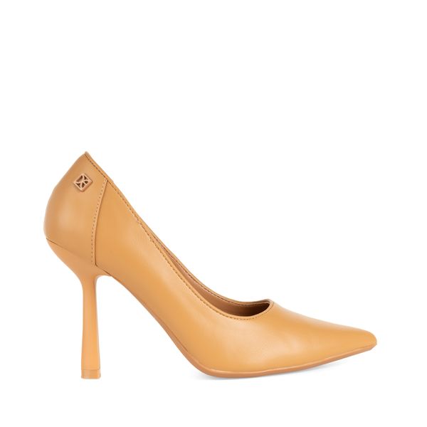 

Zapatilla Puntal Tacón De Aguja Color Camel Talla: 24.5