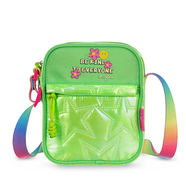 

Bolsa Crossbody Mediana Textil Para Niña Color Verde Talla: Unico