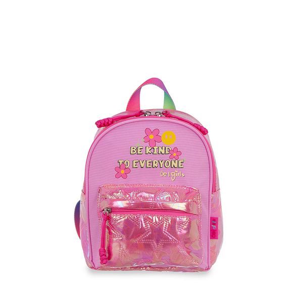 

Mochila Chica Textil Para Niña Color Rosa Talla: Unico