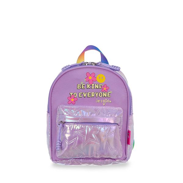 

Mochila Chica Textil Para Niña Color Lila Talla: Unico