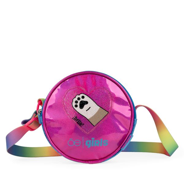 

Bolsa Crossbody Mediana Para Niña Look Iridiscente Color Rosa Talla: Unico
