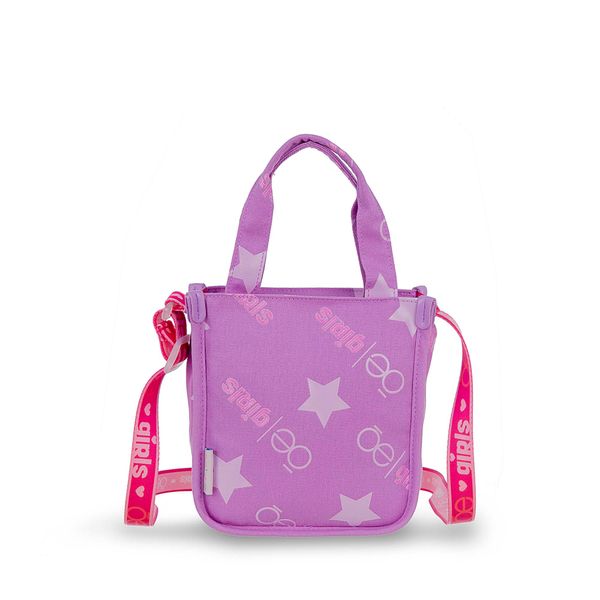 

Bolsa Tote Mediana Textil Para Niña Color Lila Talla: Unico