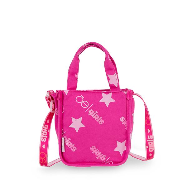 

Bolsa Tote Mediana Textil Para Niña Color Rosa Talla: Unico