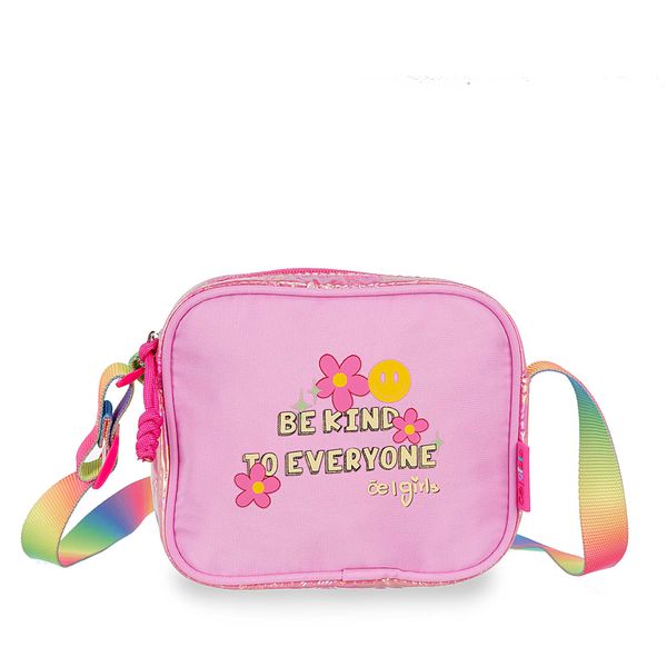 

Bolsa Crossbody Mediana Textil Para Niña Color Rosa Talla: Unico