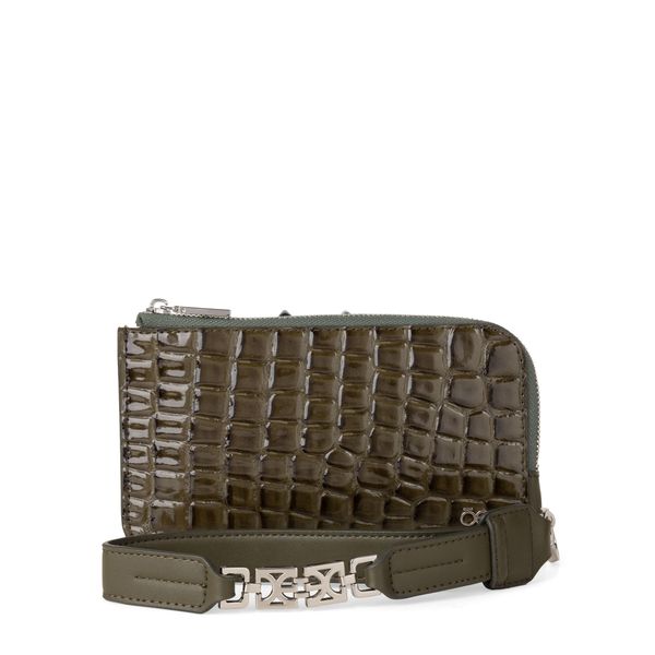 

Cartera Grande Con Maneral Color Verde Olivo Talla: Unica