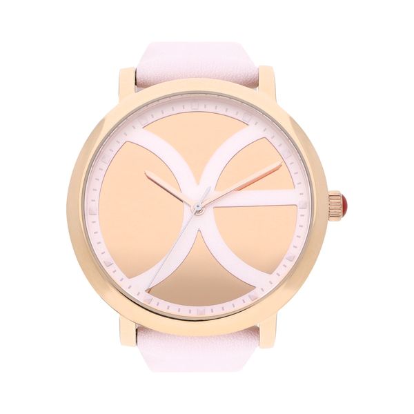 

Reloj Análogo Para Dama Con Fondo Espejo Y Pedrería En Indicadores Color Rosa Talla: Unico