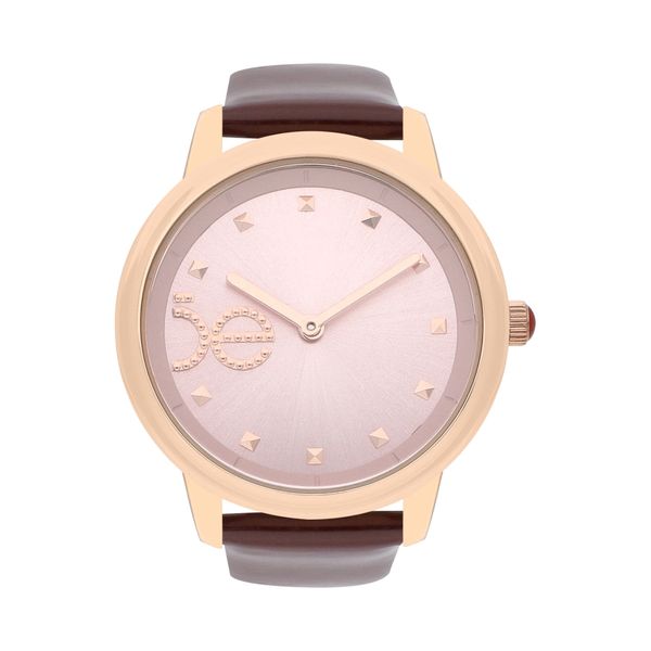 

Reloj Análogo Para Dama Correa De Tacto Piel Color Rojo Talla: Unico
