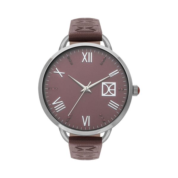 

Reloj Análogo Para Dama Correa De Tacto Piel Color Rojo Talla: Unico