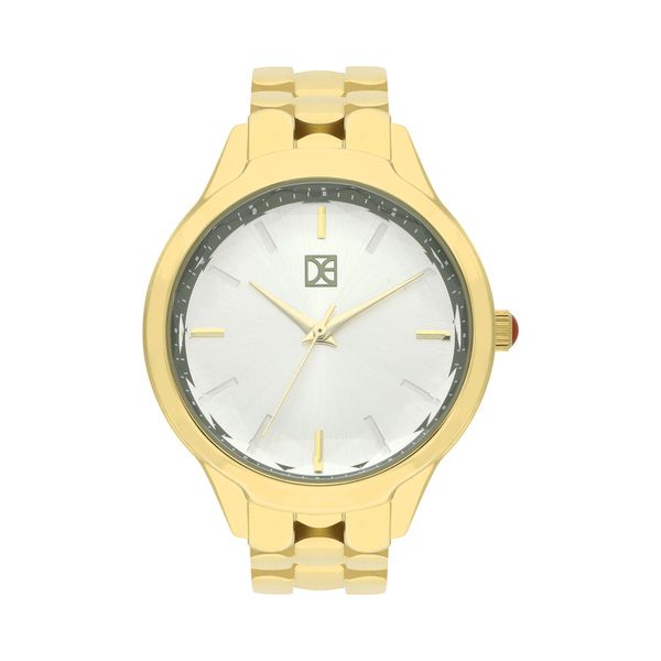 

Reloj Análogo Para Dama Acero Inoxidable Color Oro Talla: Unico