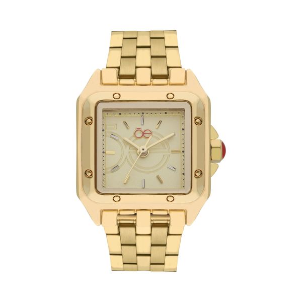 

Reloj Análogo Para Dama Acero Inoxidable Color Oro Talla: Unico