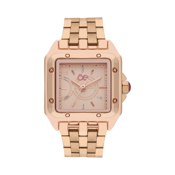 

Reloj Análogo Para Dama Acero Inoxidable Color Copper Talla: Unico