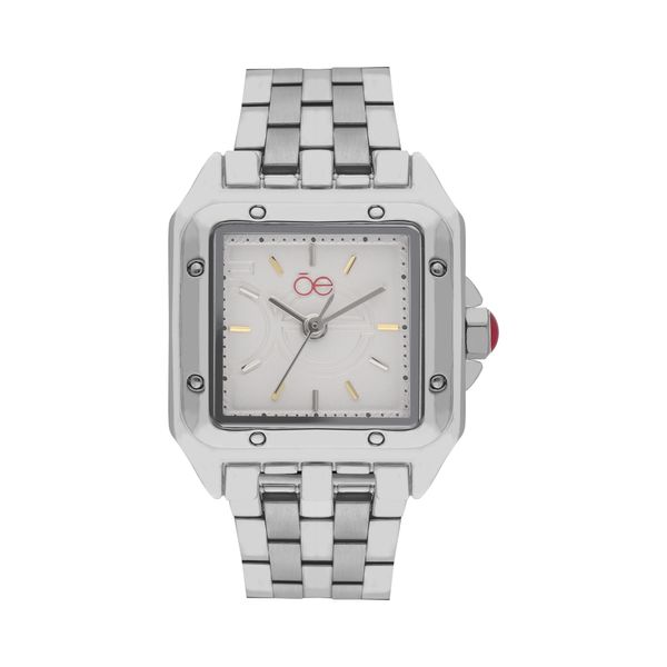 

Reloj Análogo Para Dama Acero Inoxidable Color Plata Talla: Unico