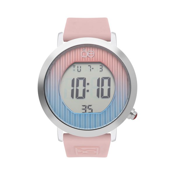 

Reloj Digital Unisex Con Correa De Silicón Elemental Con Relieve Color Rosa Talla: unico