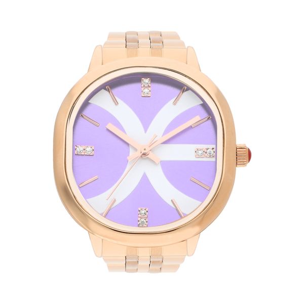 

Reloj Análogo Para Dama Con Pedrería En Indicadores Color Copper Talla: unico