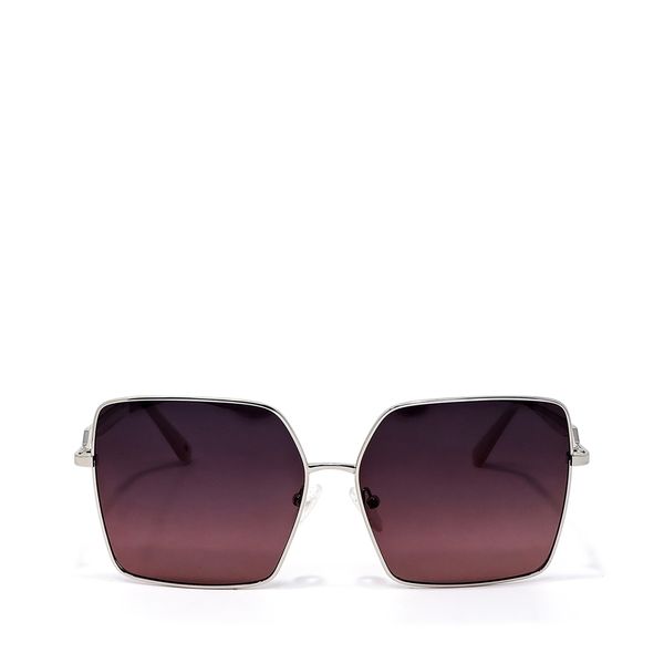 

Lente Solar En Forma Cuadrada Con Armazón De Metal Color Plata Talla: Unico