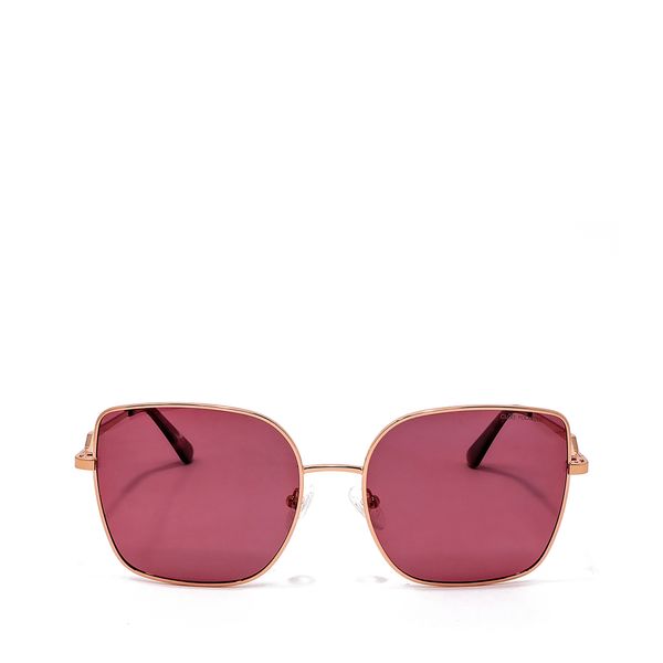 

Lente Solar En Forma Cuadrada Con Armazón De Metal Color Copper Talla: Unico