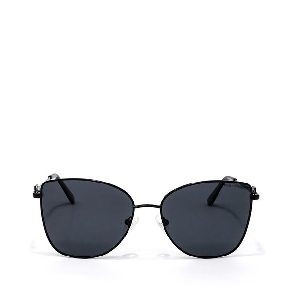 

Lente Solar En Forma Mariposa Con Armazón De Metal Color Negro Talla: Unico