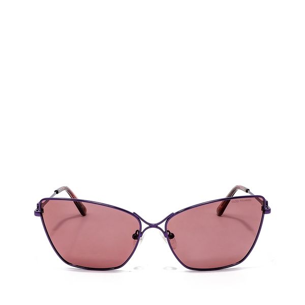 

Lente Solar En Forma Cat Eye Con Armazón De Metal Color Morado Talla: Unico
