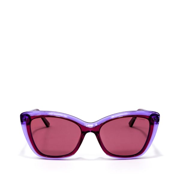 

Lente Solar En Forma Cat Eye Con Armazón De Acetato Color Morado Talla: Unico
