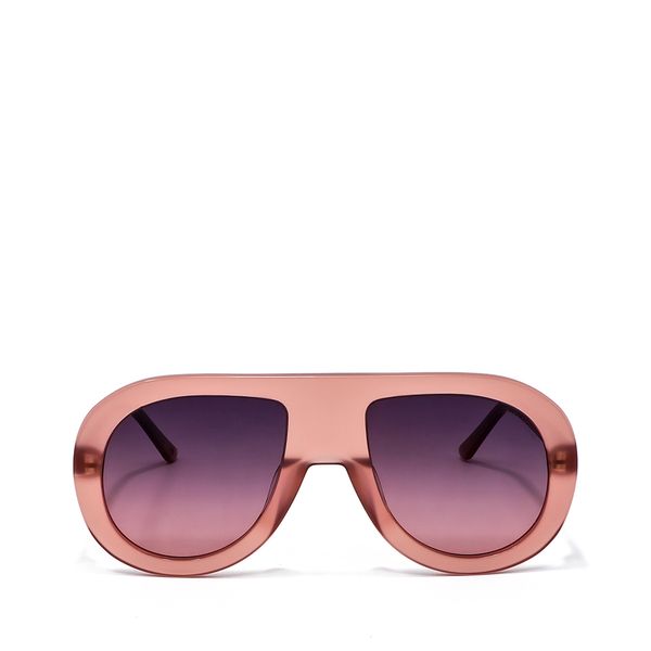 

Lente Solar En Forma Piloto Con Armazón De Acetato Color Rosa Talla: Unico