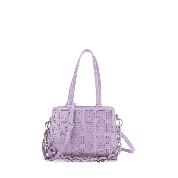 

Bolsa Satchel Chica Detalle Cadena Color Lila Talla: Unico