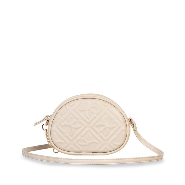 

Bolsa Crossbody Chica Monograma En Alto Relieve Color Beige Talla: Unico