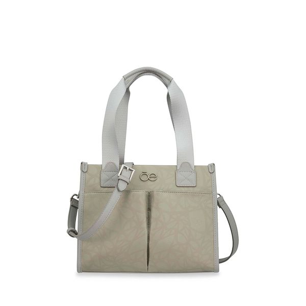 

Bolsa Tote Mediano Monograma Estampado Color Gris Talla: Unico