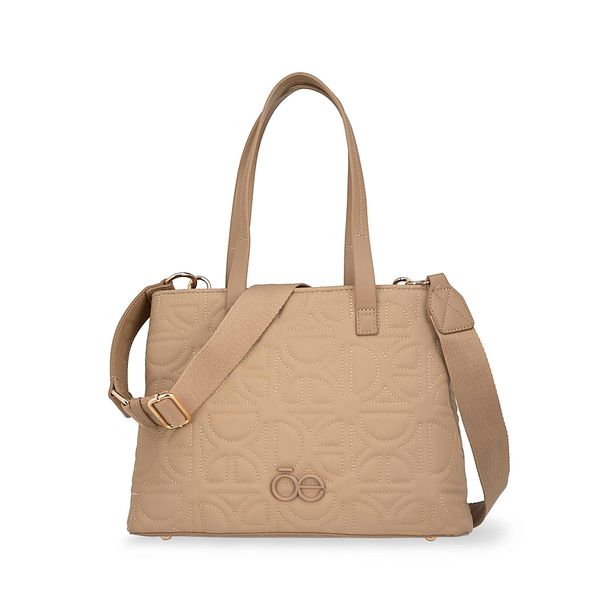

Bolsa Satchel Mediana Acolchada Color Camel Talla: Unico