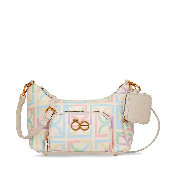 

Bolsa Crossbody Grande Con Monedero Multicolor Talla: Unico