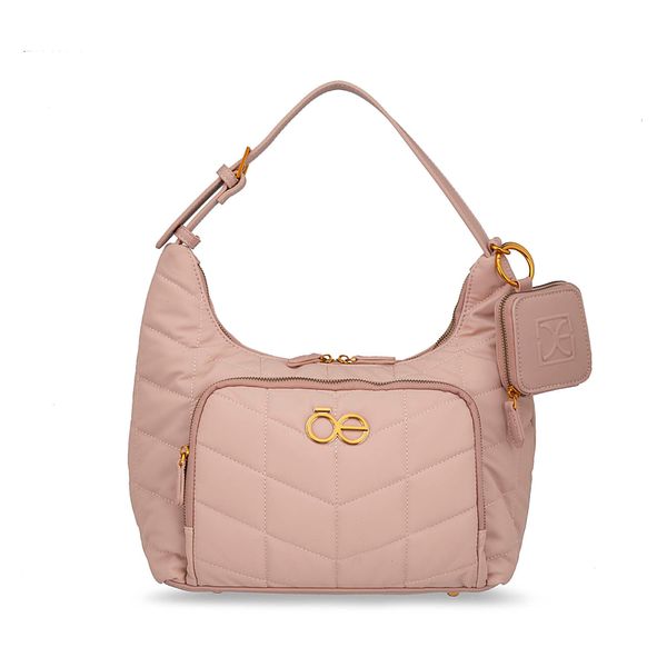 

Bolsa Hobo Grande Con Monedero Color Rosa Talla: Unico