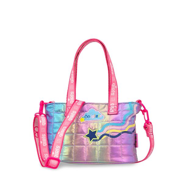 

Bolsa Tote Mediana Acolchada Para Niña Color Morado Talla: Unico