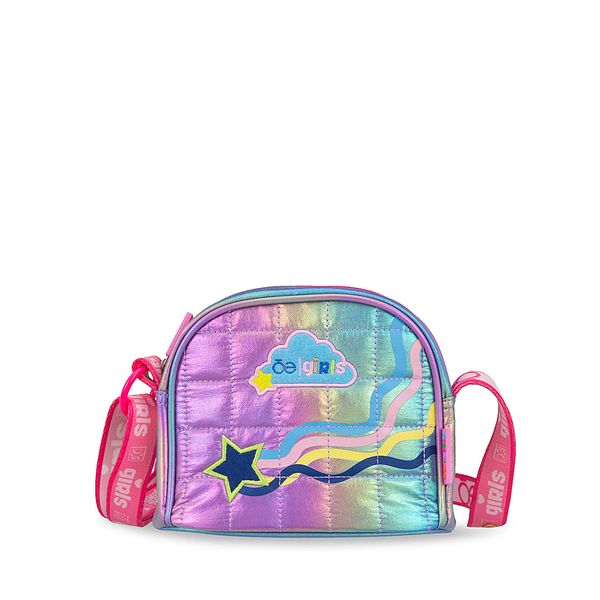 

Bolsa Crossbody Mediana Acolchada Para Niña Color Morado Talla: Unico