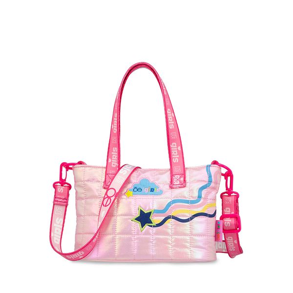 

Bolsa Tote Mediana Acolchada Para Niña Color Rosa Talla: Unico