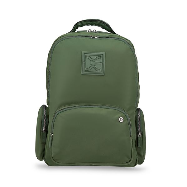 

Pañalera Mochila Nylon Con Accesorios Color Verde Olivo Talla: Unico