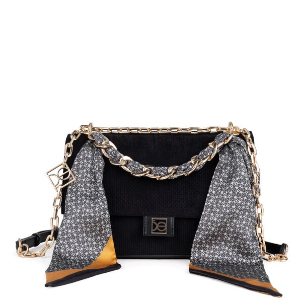 

Bolsa Briefcase Grande Con Mascada Color Negro Talla: Unico