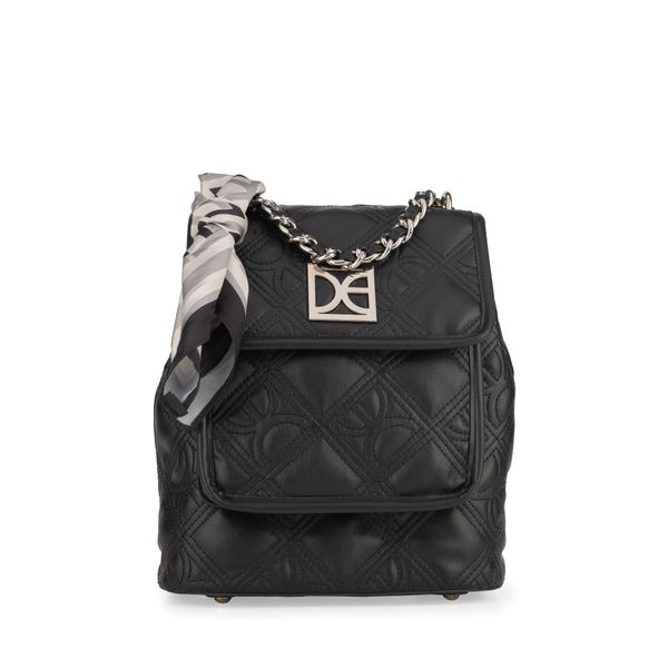 

Mochila Mediana Con Mascada Color Negro Talla: Unico