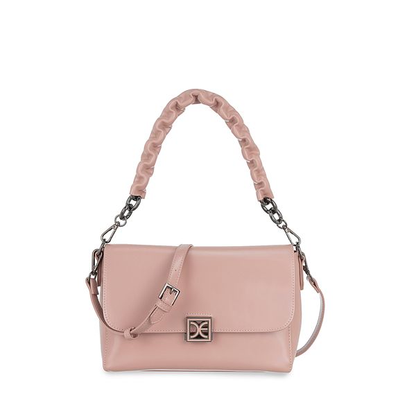 

Bolsa Crossbody Grande Con Pouch Color Nude Talla: Unico