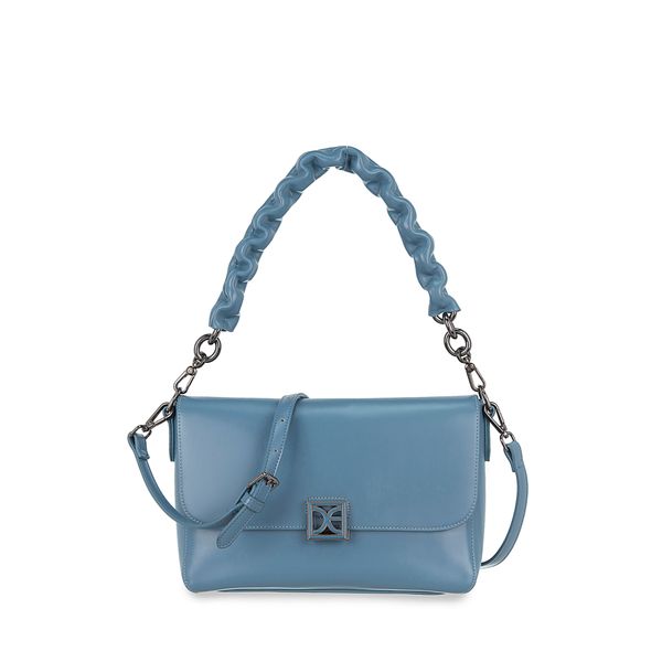 

Bolsa Crossbody Grande Con Pouch Color Azul Talla: Unico