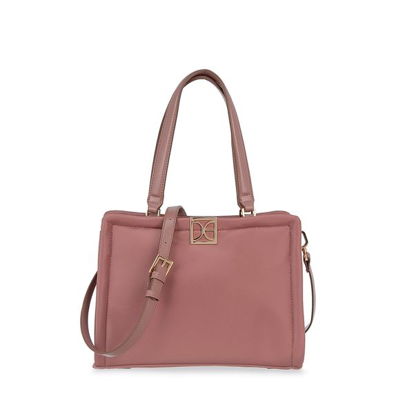 

Bolsa Satchel Grande Textil Color Rosa Talla: Unico